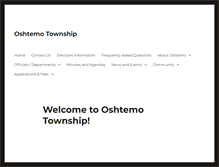 Tablet Screenshot of oshtemo.org